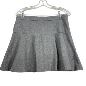 Banana Republic Y2K Womens Mini Skirt Size 10 Gray Soft Knit Swing